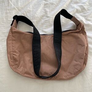 Baggu Tan Medium Crescent Bag